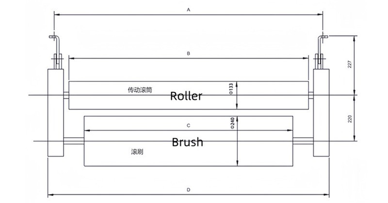 roller brush drawing 1 roller brush drawing 1